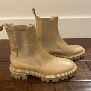 Zara cream boots